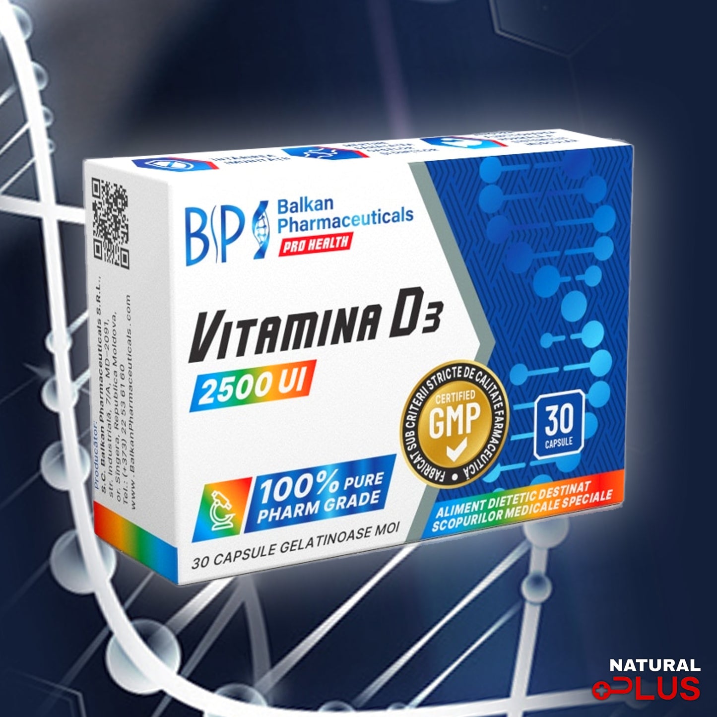 Vitamin D3 - 30 Kapseln