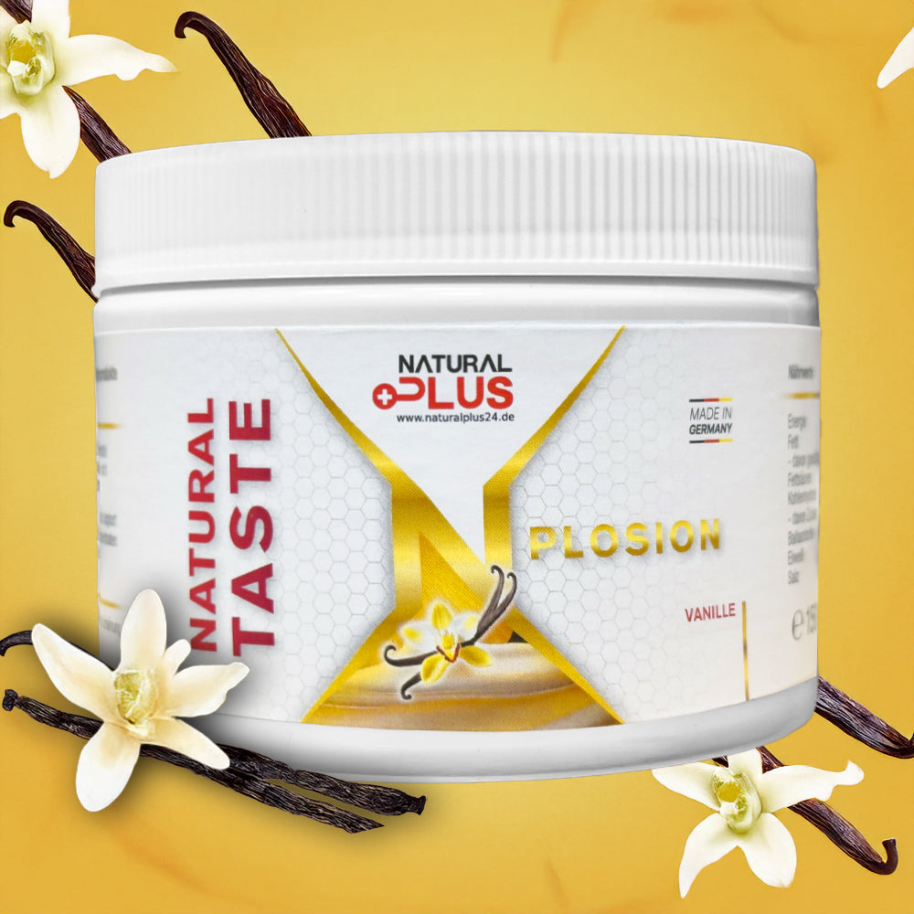 Natural Taste X-PLOSION Flavor Powder - 150 g – vanilla – kaufen | Natural Plus | Natural Plus
